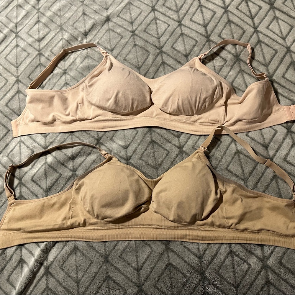 (2) Nursing/Pumping Bras